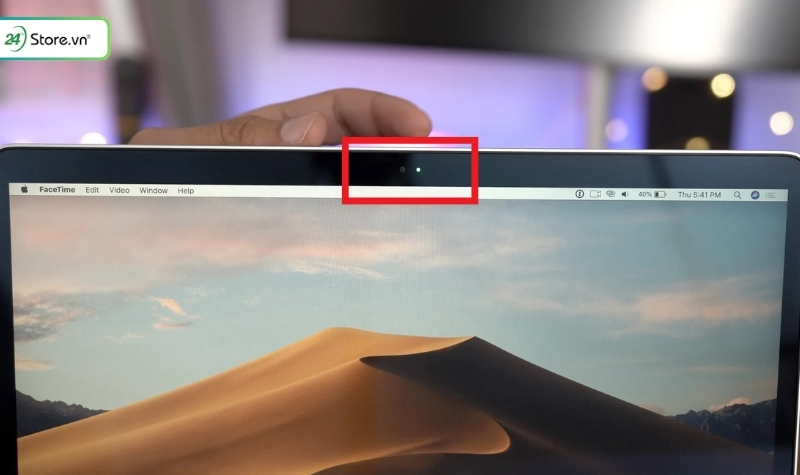 Test Macbook cũ Webcam