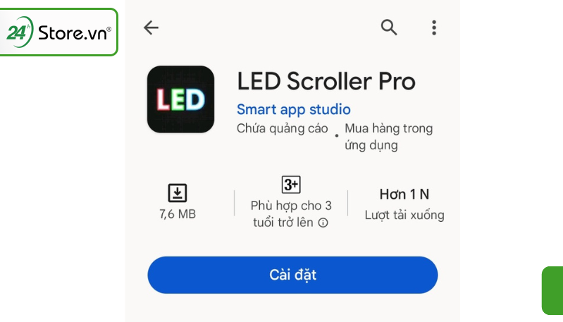 Ứng dụng chạy chữ trên điện thoại LED Scroller PRO