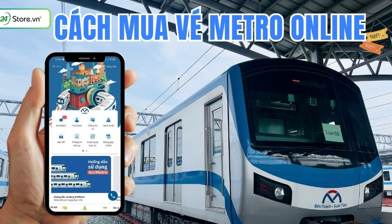 cách mua vé metro online
