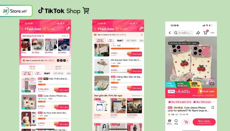 Các bước săn Flash Sale trên TikTok Shop bước 2