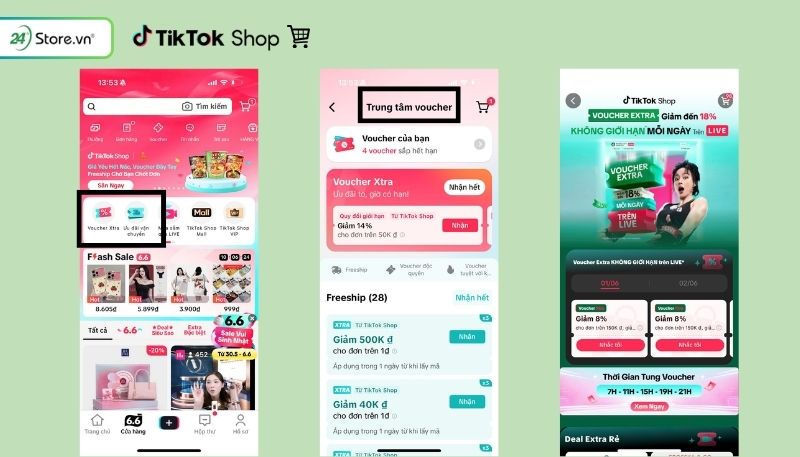 Các bước săn Flash Sale trên TikTok Shop bước 3