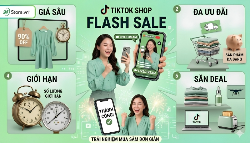 Săn Flash Sale trên TikTok Shop