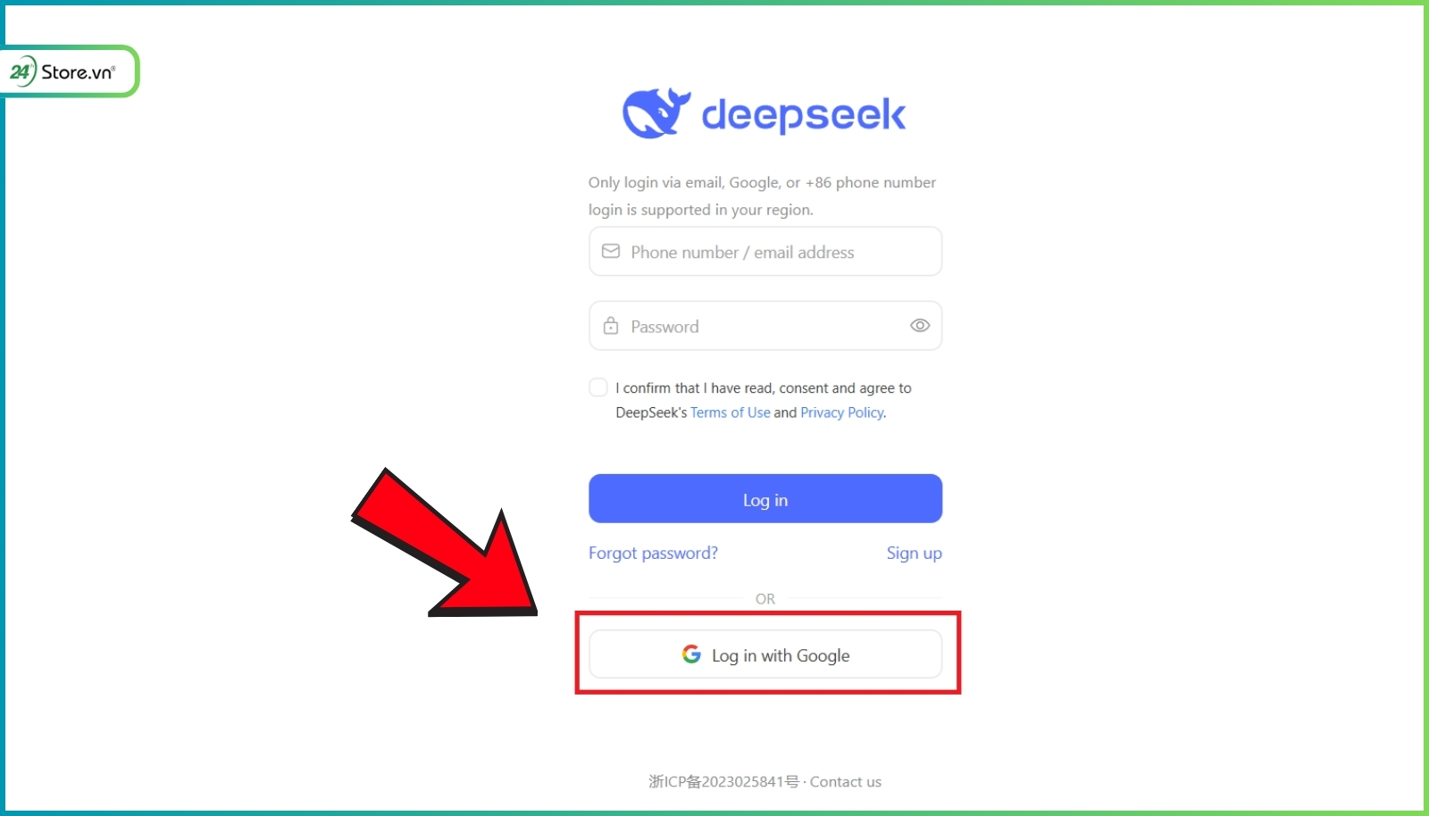 Cách đăng ký DeepSeek trên máy tính