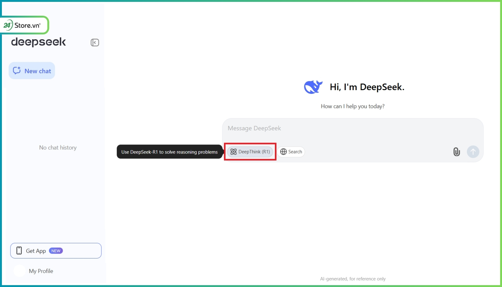 Cách sử dụng DeepSeek AI trên máy tính