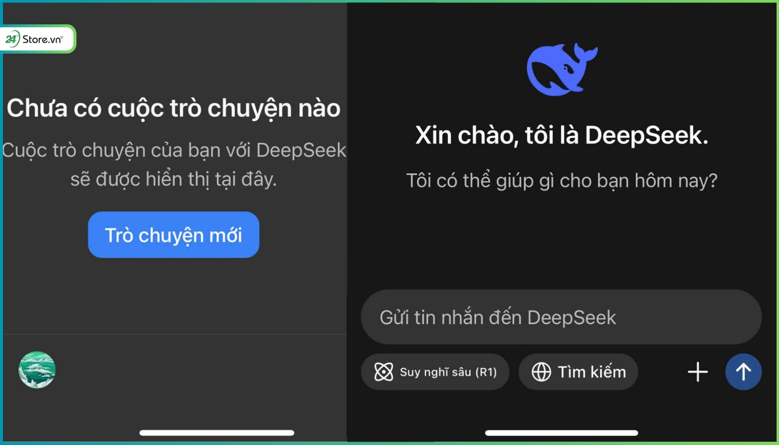 Cách sử dụng DeepSeek cho điện thoại
