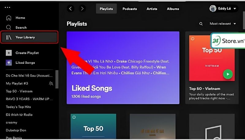 Cách tải nhạc trên Spotify về máy tính 2