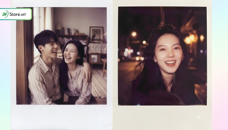 Câu lệnh Gemini tạo ảnh polaroid