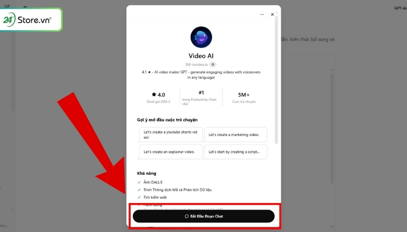 Cách làm video bằng ChatGPT