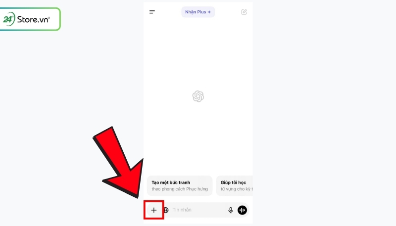 Cách upload ảnh lên ChatGPT trên điện thoại