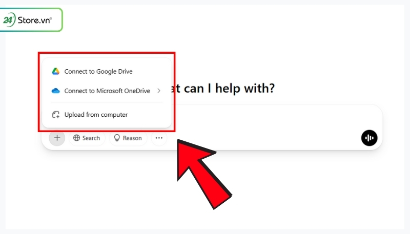 Cách upload ảnh lên ChatGPT trên máy tính