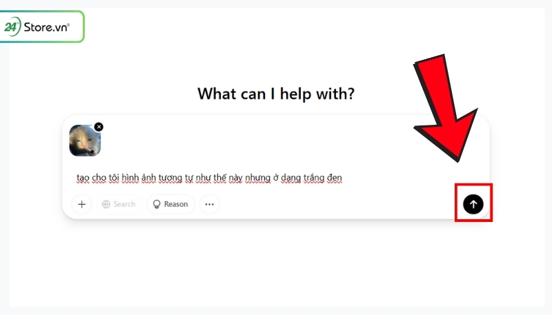 Cách upload ảnh lên ChatGPT trên máy tính