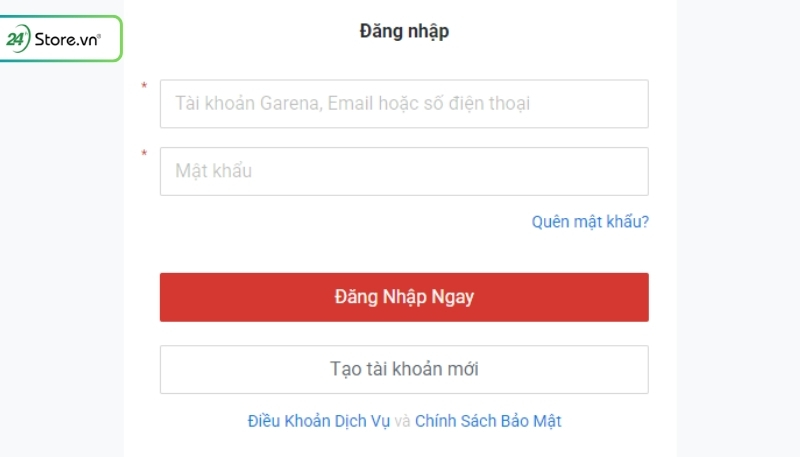 Cách xác thực tài khoản Liên Quân qua trang web