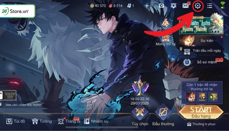 Cách ẩn lịch sử đấu trong Liên Quân Mobile