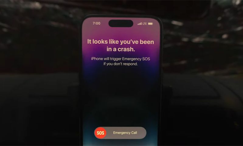 Cảm biến va chạm ô tô trên iPhone 14 được kích hoạt