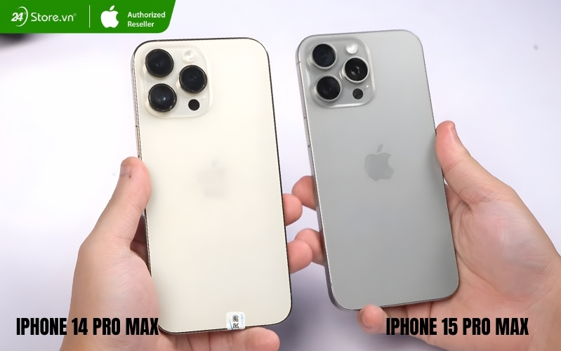 điểm giống nhau iphone 15 pro max và iphone 14 pro max