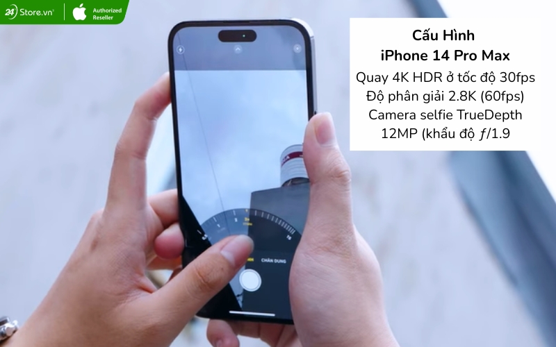 thông số quay video iphone 14 pro max