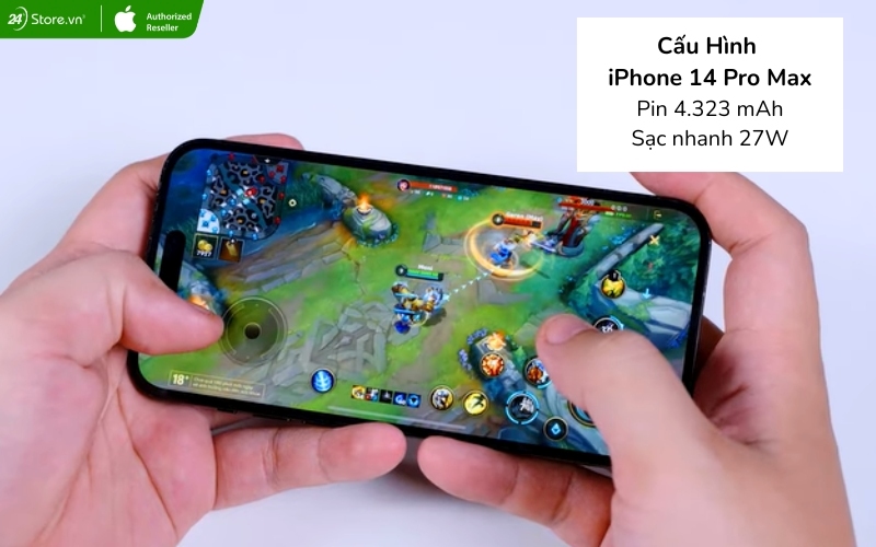 thông số pin iphone 14 pro max