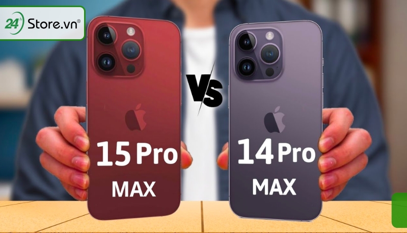  So sánh cấu hình iPhone 14 Pro Max và 15 Pro Max