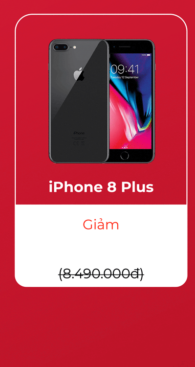 iphone 8 Plus cũ mừng đại lễ