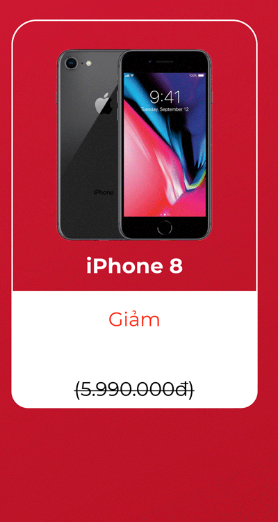 iphone 8 cũ mừng đại lễ