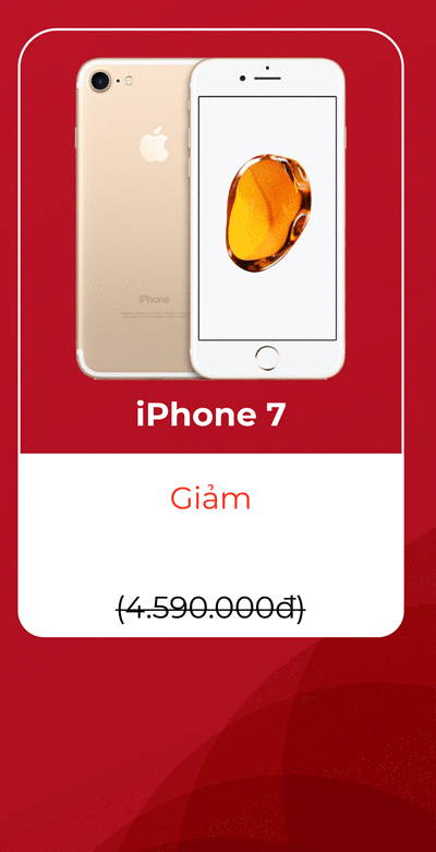 iphone 7 cũ mừng đại lễ lớn