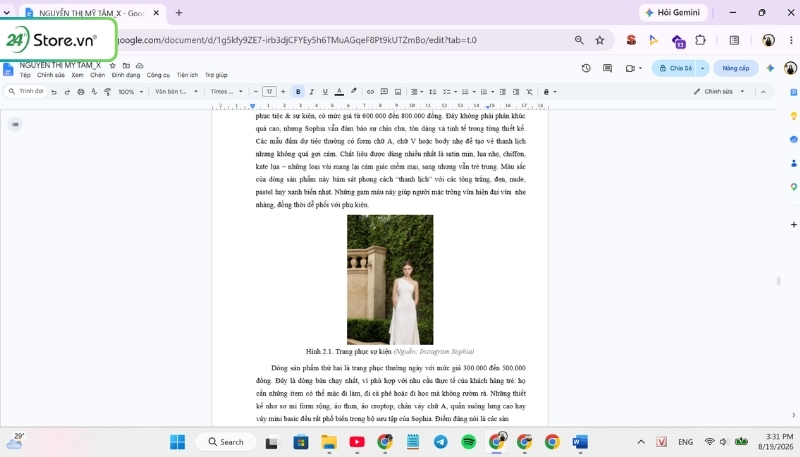 Chuyển file PDF sang Word bằng Google Docs