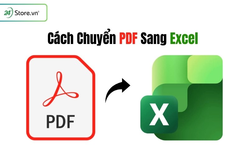 cách chuyển pdf sang excel