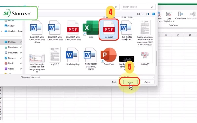 cách chuyển pdf sang excel trên máy tính bằng excel