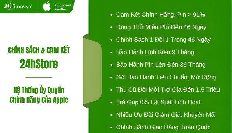 Chính sách bảo hành 24hStore