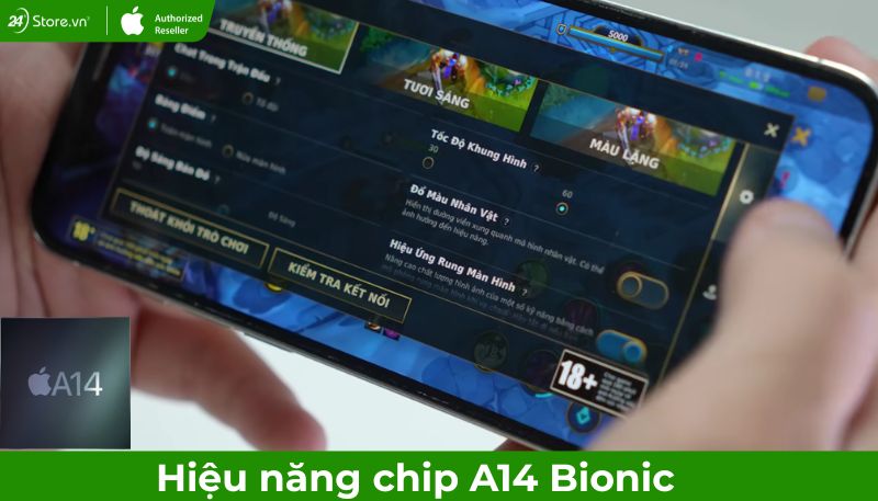 Hiệu năng chip A14 iPhone 12 Pro Max cũ