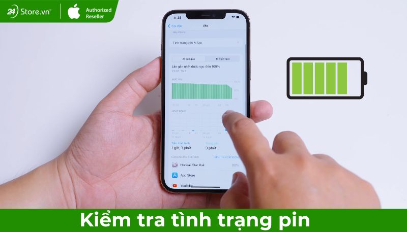 Kiểm tra tình trạng pin