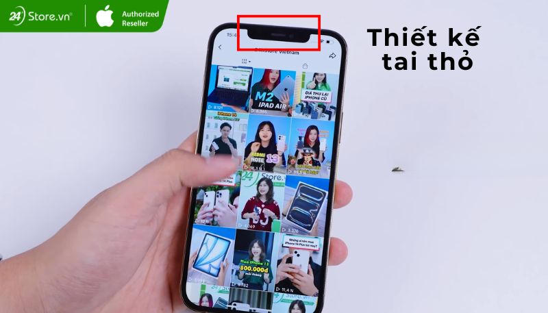 Thiết kế tai thỏ iPhone 12 Pro Max cũ