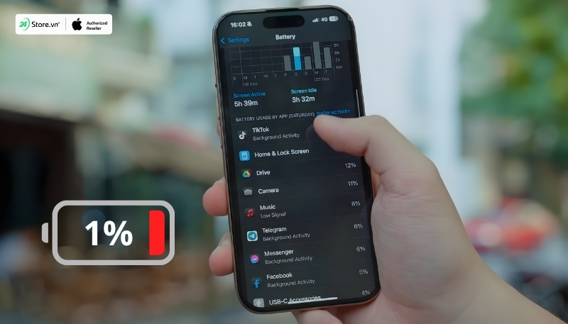 iphone 16 cũ pin có bền không