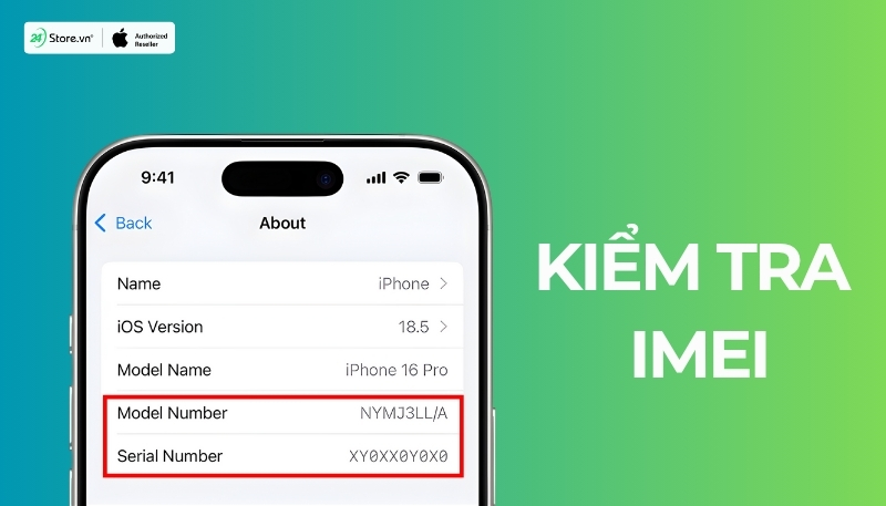 cách kiểm tra imei khi mua iphone 16 pro max cũ