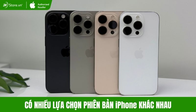 có thể lựa chọn nhiều phiên bản