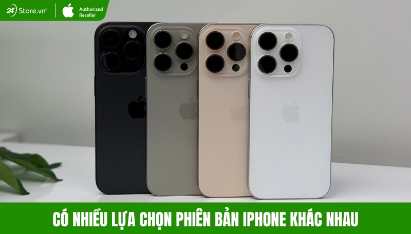 có thể lựa chọn nhiều phiên bản