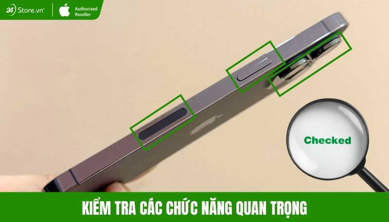 kiểm tra chức năng quan trọng