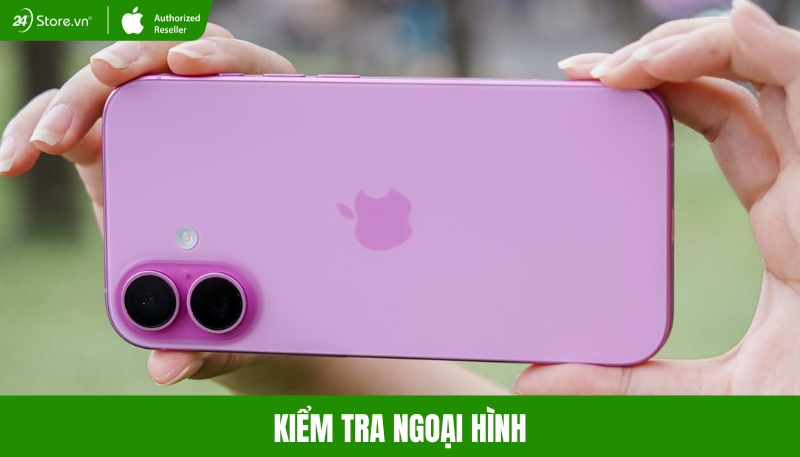 kiểm tra ngoại hình iphone cũ 98