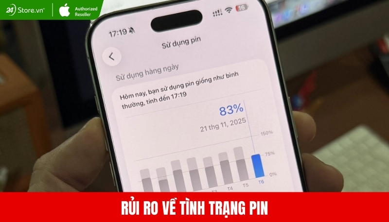 rủi ro về pin