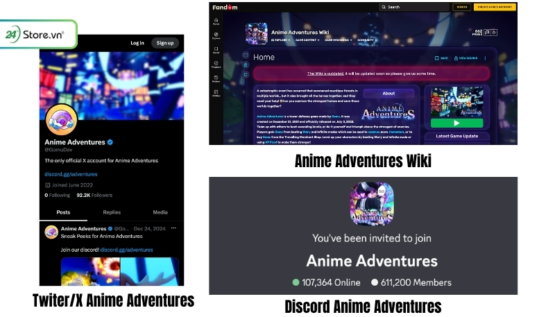 Cách nhận thêm Code Anime Adventures