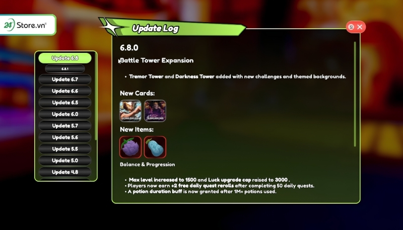 Lưu ý khi nhập code Anime Card Clash Roblox