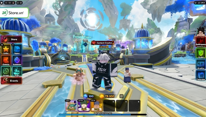 Cách chơi Anime Expeditions Roblox