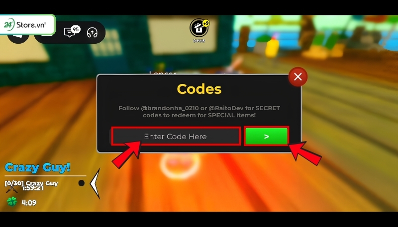 Cách nhập code AFS 2026 B3