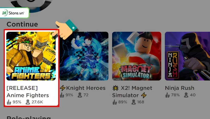 Cách nhập code Anime Fighters Simulator B1