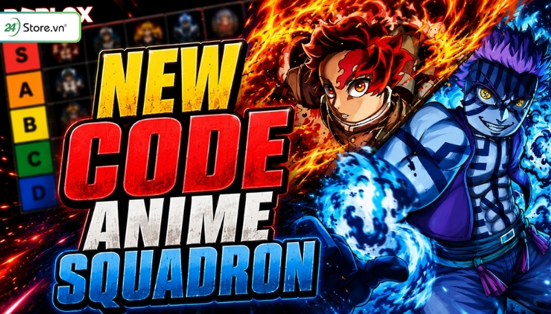 New code Anime Squadron