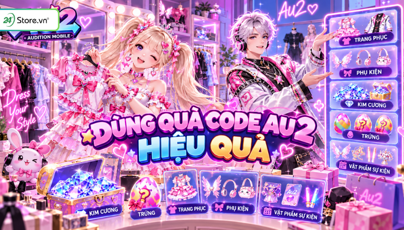 Code AU 2 còn hạn sử dụng