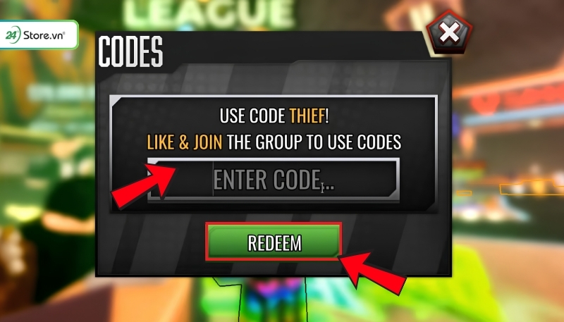 Cách nhập mã code Basketball Zero B2