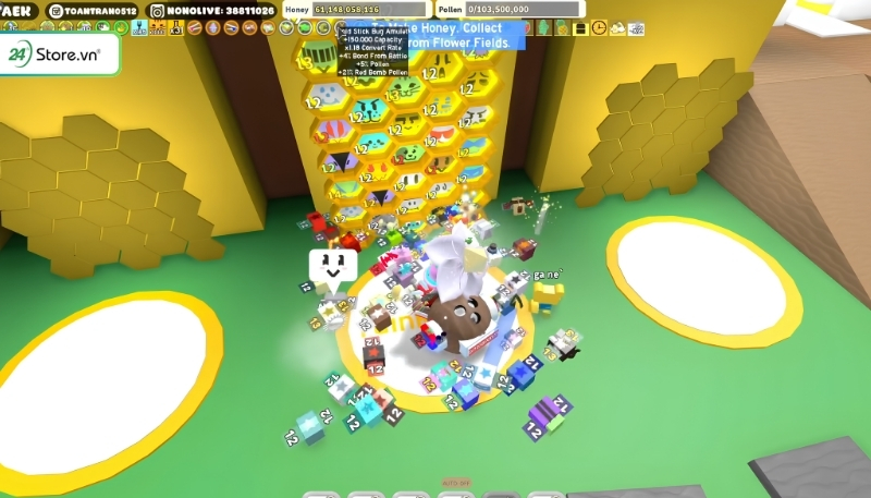 Lưu ý khi nhập code Bee Swarm Simulator