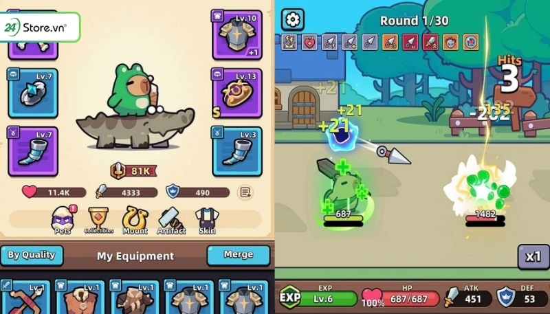 Nhập giftcode Capybara Go nhận được quà