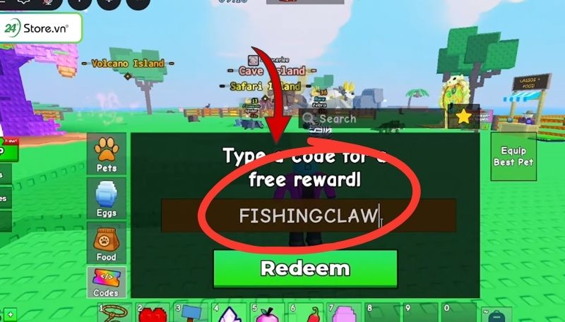 Hướng dẫn nhập code Catch and Tame mới nhất